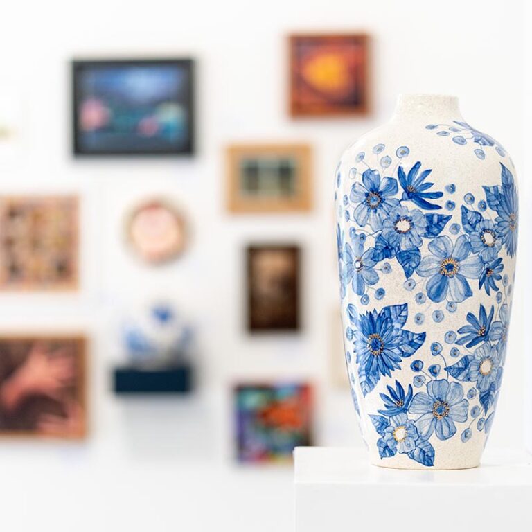 Ceramic collaboration by Mike Hooton and Laura Worrall